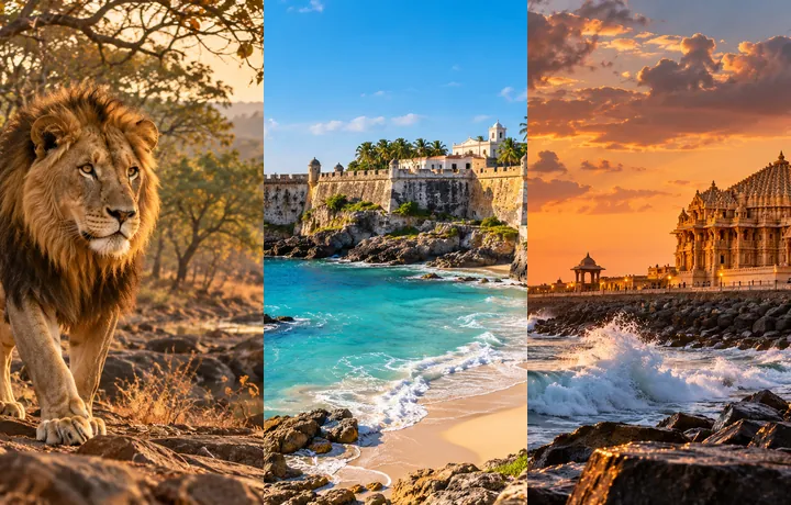 4 Nights 5 Days Gir Diu Somnath Tour