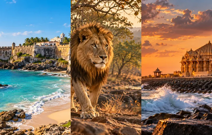 7 Nights 8 Days Gujarat Tour with Diu and Gir Gujarat tour package