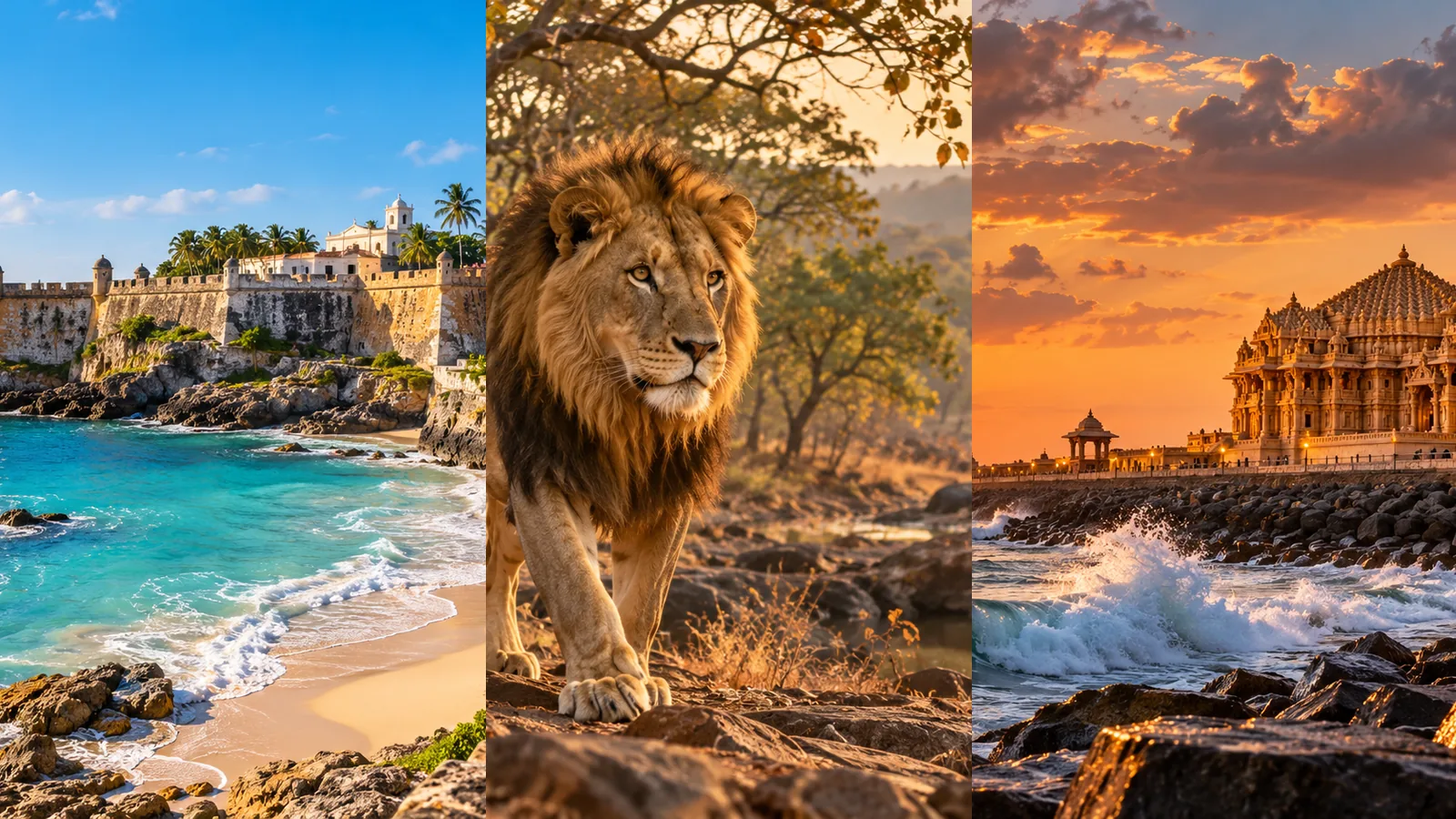 7 Nights 8 Days Gujarat Tour with Diu and Gir